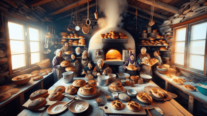 Mit Einheimischen zusammen traditionelles Grönland-Brot backen